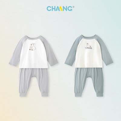[CHAANG 9M-5Y] Bộ quần áo dài tay raglan Friend cho bé trai