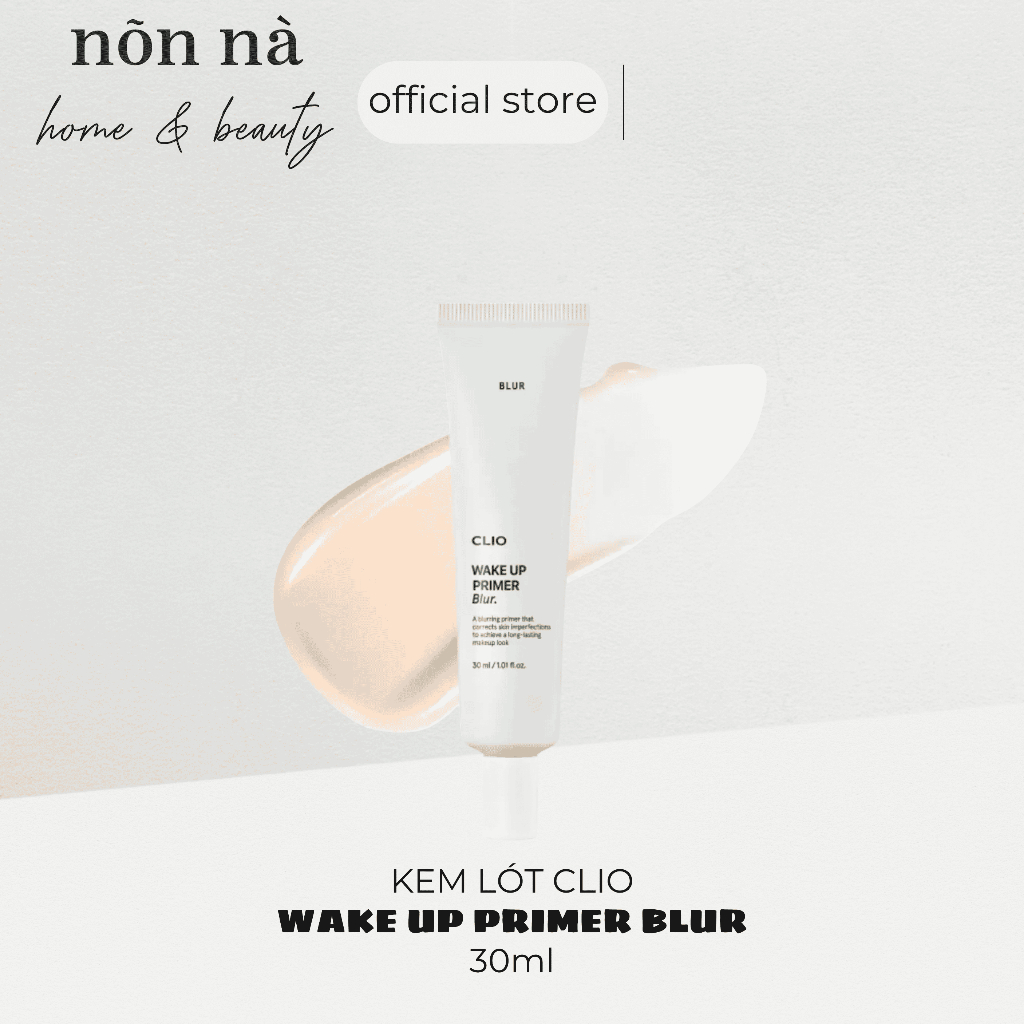 [HSD 06/2027] Kem Lót Clio Wake Up Primer Blur Xanh 30ml