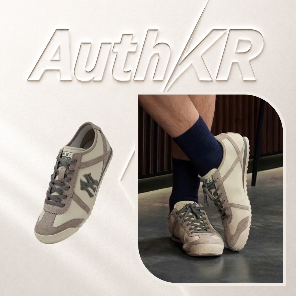 [Auth] Giày MLB Cheese New York Yankees White-Sneaker MLB Korea Cheese White Unisex