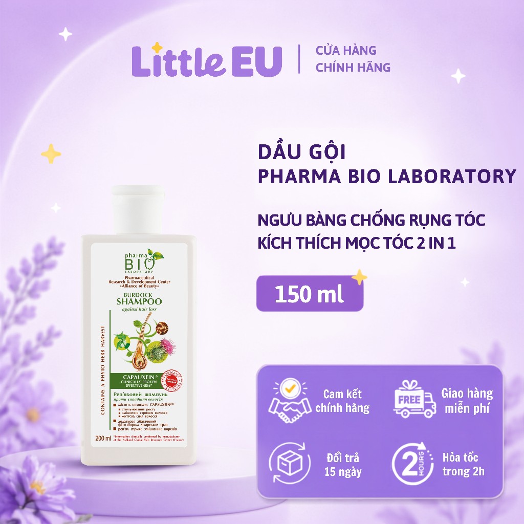 Pharma BIO LABORATORY Dầu gội ngưu bàng 200ml
