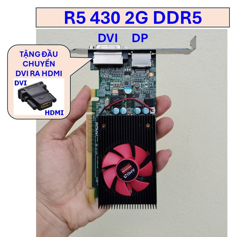 Card màn hình VGA R5 430 2GB DDR5 liên minh, CF, Valoran ...