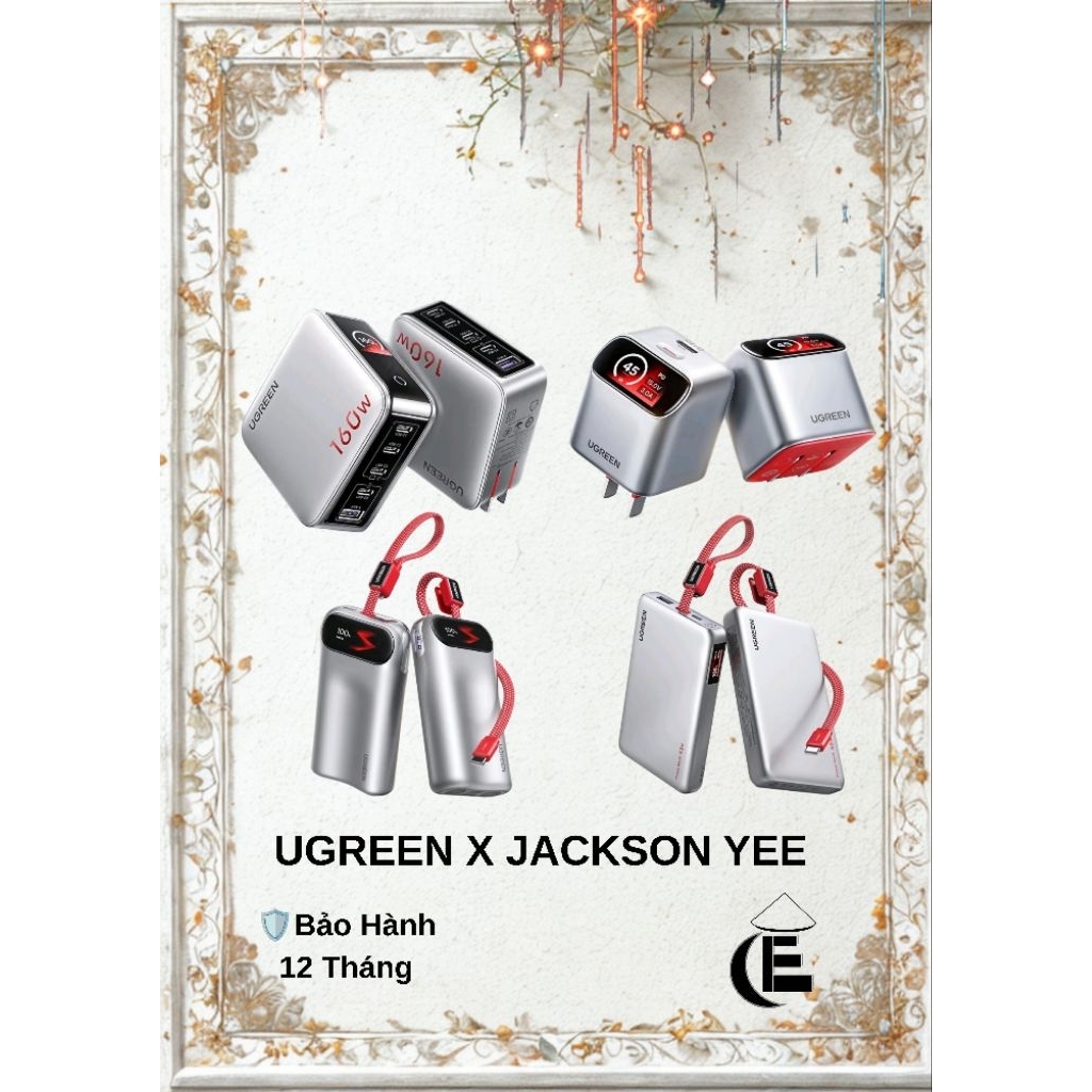 Ugreen X Jackson Yee Đỏ 2026 bao gồm X774, X740, PB610, PB541 - Bảo Hành 12 Tháng