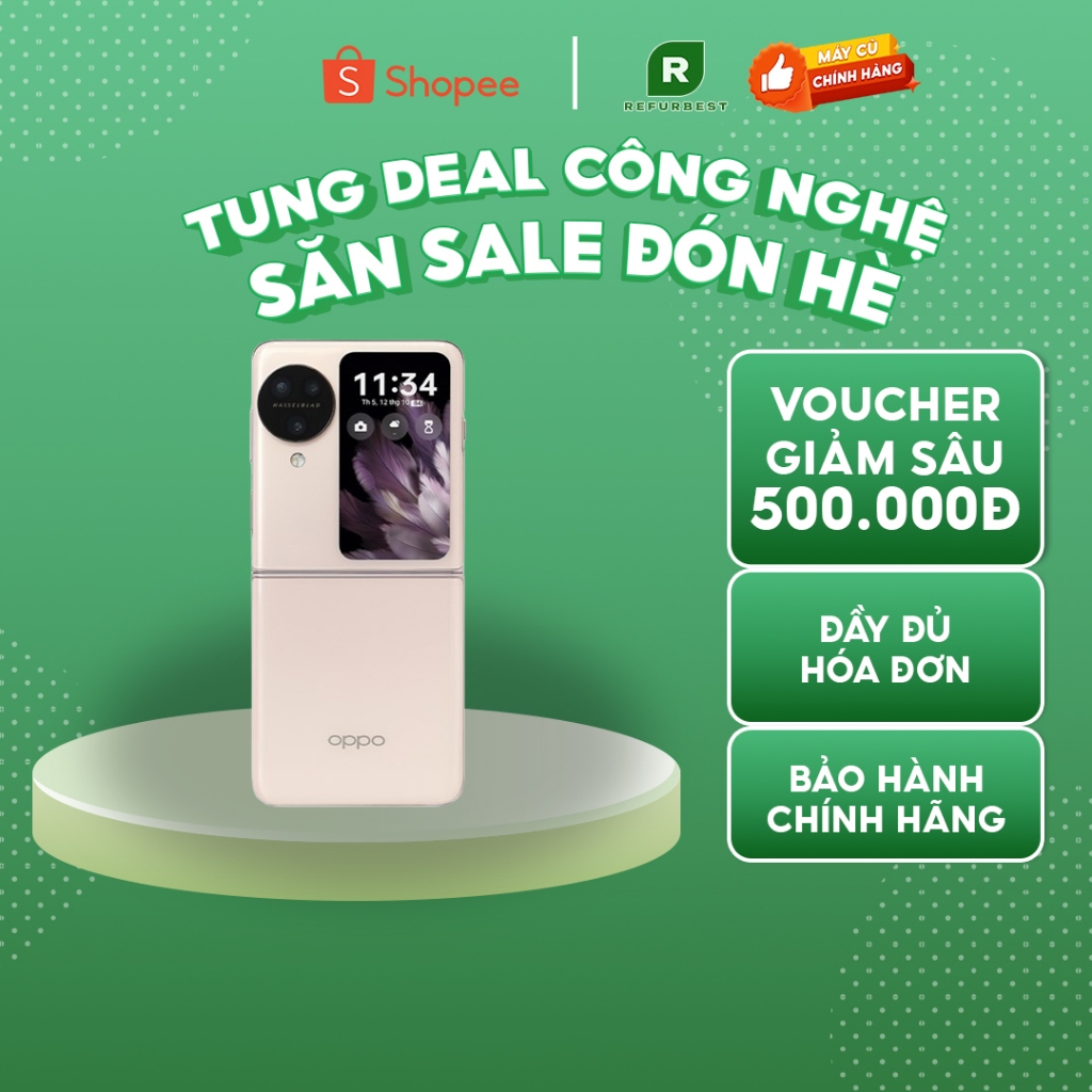 [Máy cũ] Điện thoại OPPO Find N3 Flip Hồng 12GB/256GB