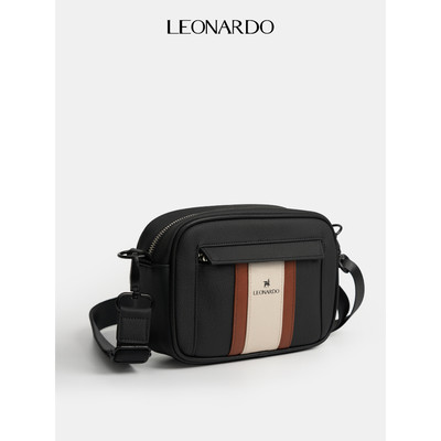 Túi Da Đeo Chéo Leonardo Microfiber Vuông, Phối Màu, Hiện Đại - Túi Hộp Frankie