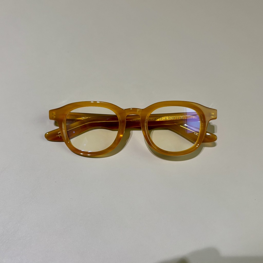 Gọng kính Moscot DAHVEN NYC COL.BLONDE-  dáng soft square acetate size 47-24-151 - Fusuma Optical