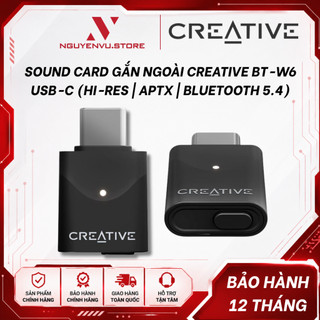 Sound card gắn ngoài CREATIVE BT-W6 - Hàng chính hãng