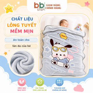Chăn Lông Tuyết Cho Bé Chất Mềm Mịn Cao Cấp Nhiều Hoạ Tiết Ngộ Nghĩnh Đáng Yêu BBSTEP – AKH013