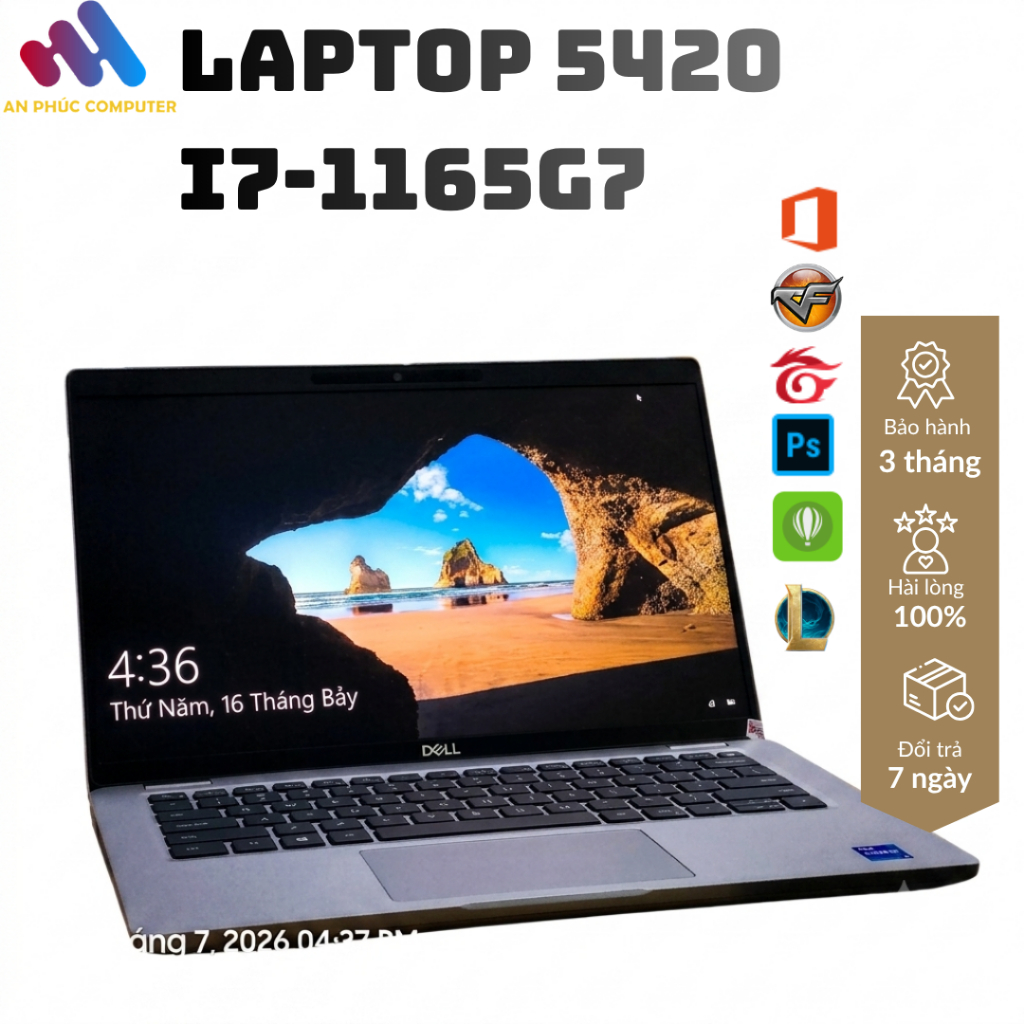 LAPTOP DELL 5420 i5-1135G7 THẾ HỆ 11