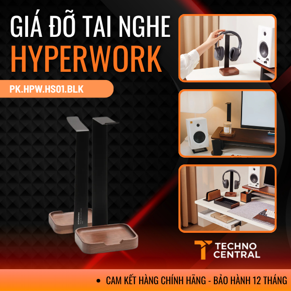 Giá đỡ tai nghe HyperWork HPW-HS01-BLK