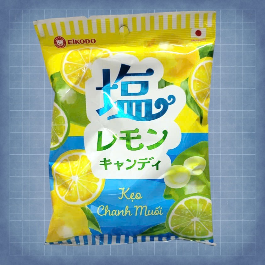 << túi CHANH nhỏ 120gr >> EIKODO KẸO CHANH MUỐI Salted Lemon Candy (HALAL)