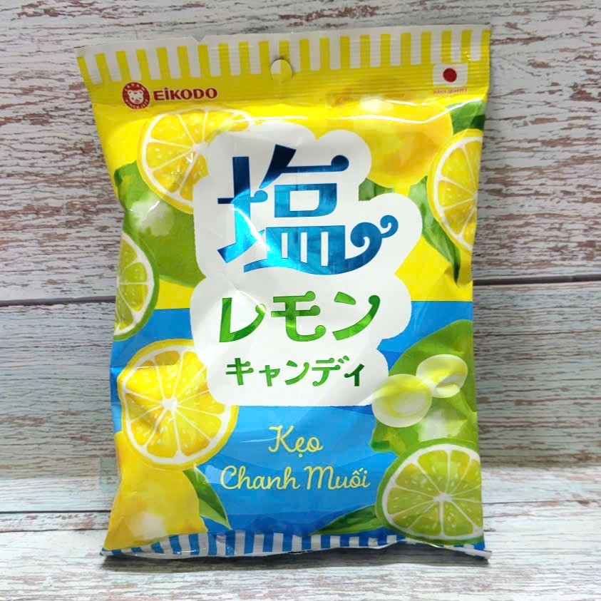 túi CHANH nhỏ 120gr ++ EIKODO KẸO CHANH MUỐI Salted Lemon Candy (HALAL)