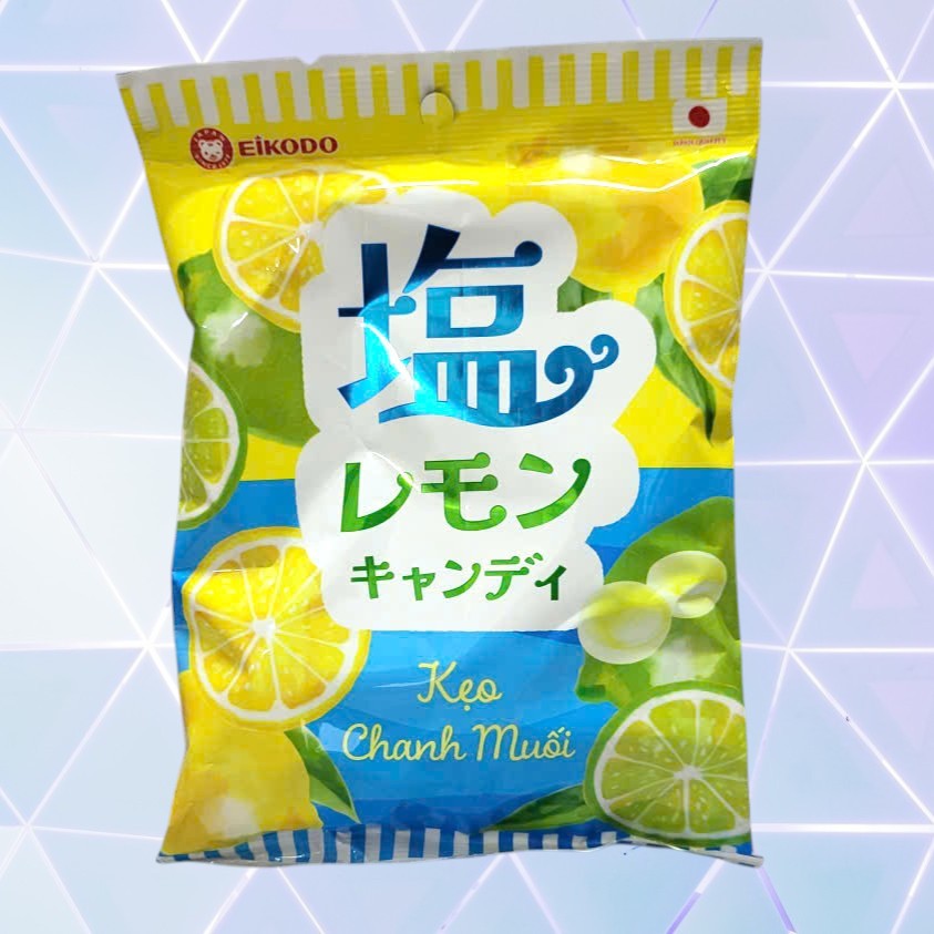 (túi CHANH nhỏ 120gr) EIKODO KẸO CHANH MUỐI Salted Lemon Candy (HALAL)