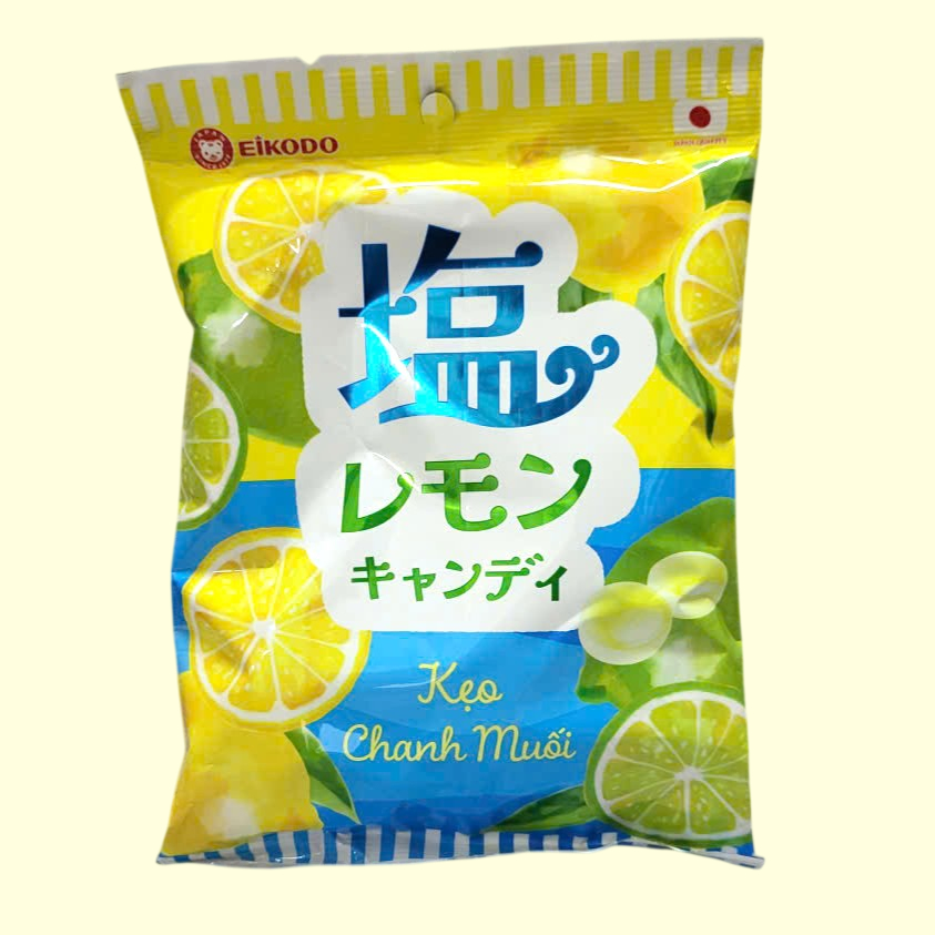 túi CHANH nhỏ 120gr + EIKODO KẸO CHANH MUỐI Salted Lemon Candy (HALAL)