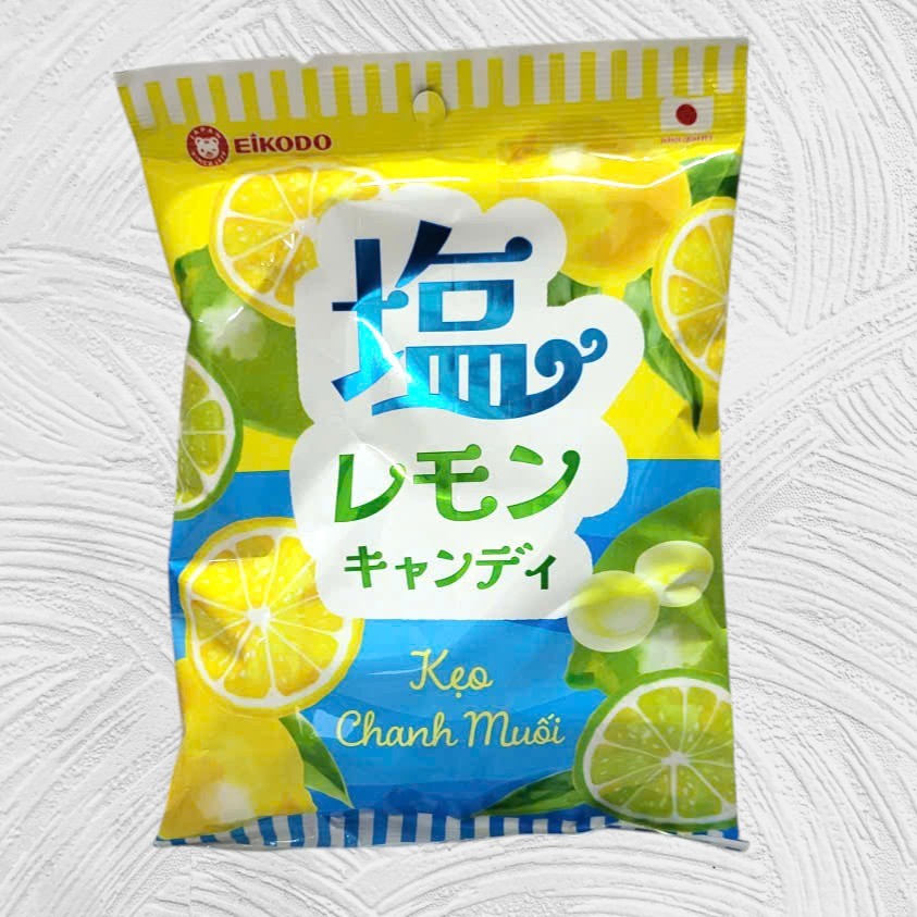 < túi CHANH nhỏ 120gr > EIKODO KẸO CHANH MUỐI Salted Lemon Candy (HALAL)