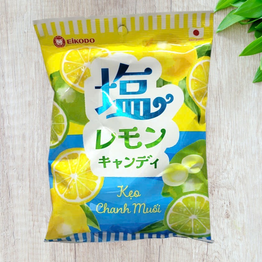 [túi CHANH nhỏ 120gr] EIKODO KẸO CHANH MUỐI Salted Lemon Candy (HALAL)