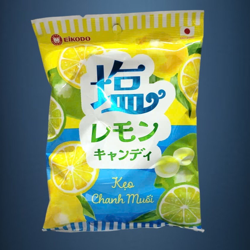 túi CHANH nhỏ 120gr - EIKODO KẸO CHANH MUỐI Salted Lemon Candy (HALAL)