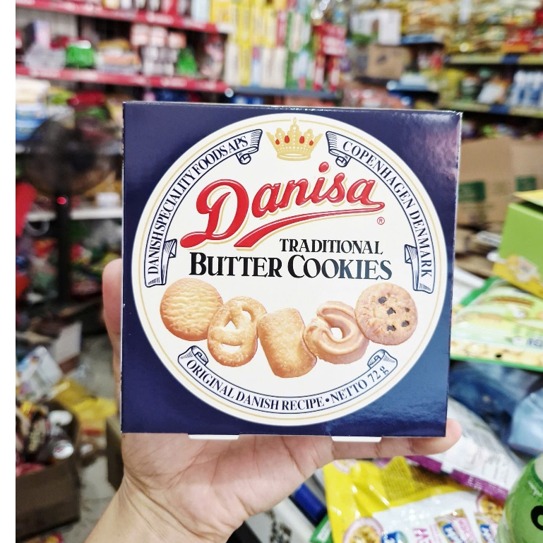 Bánh Quy bơ Danisa hộp thiếc 454g/hộp giấy 168g/hộp đôi 400g
