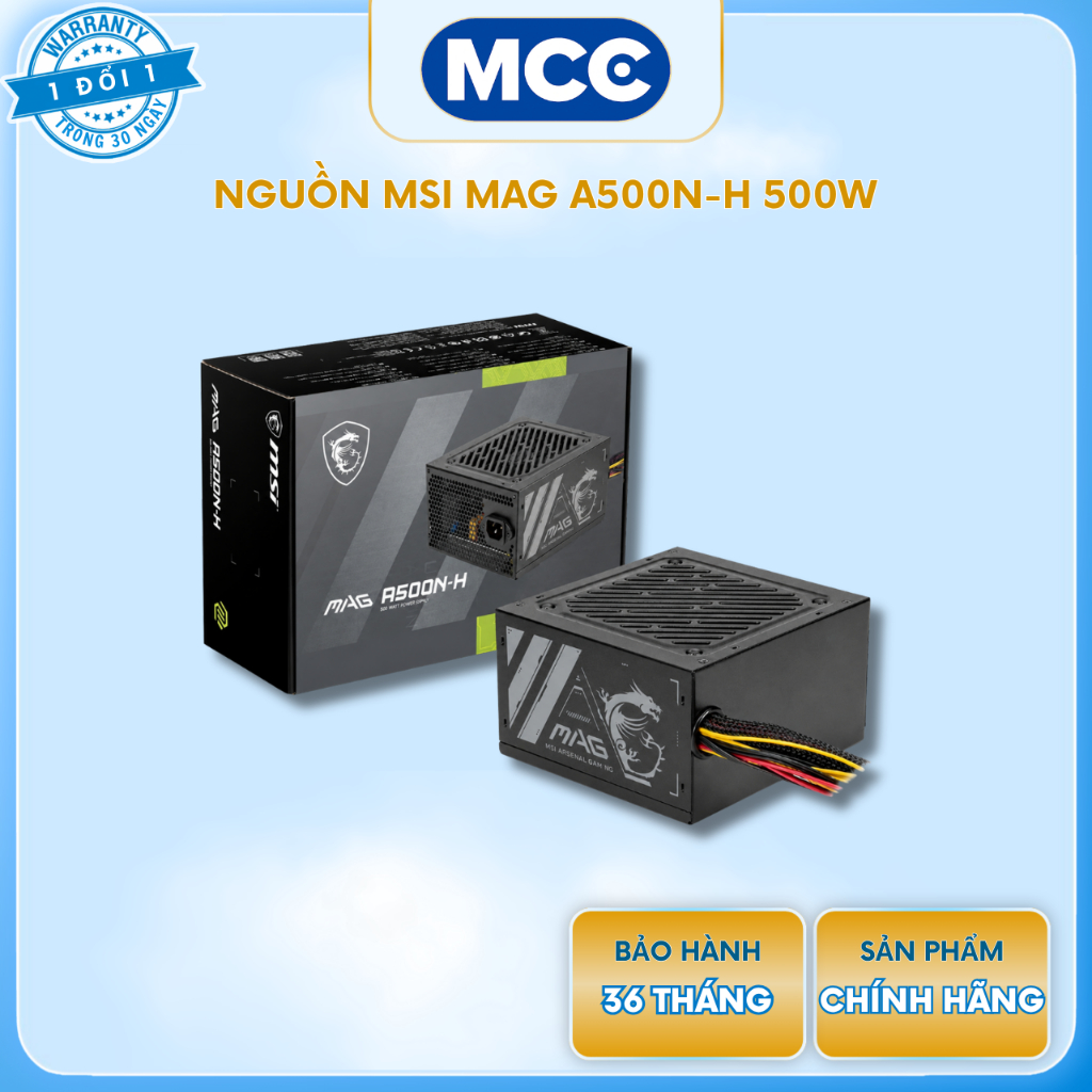 Nguồn MSI MAG A500N-H 500W