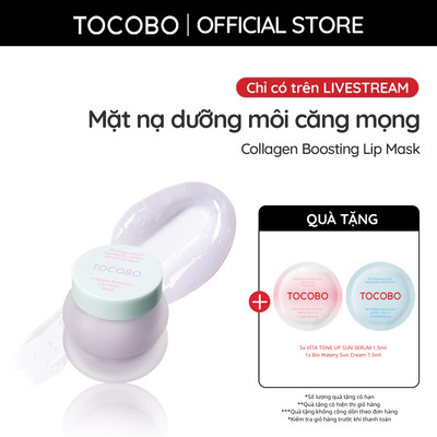[KOL] Mặt nạ dưỡng môi căng mọng Tocobo Collagen Boosting Lip Mask 20ml