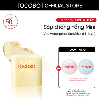 [KOL] Minisize Sáp chống nắng chống nước và dưỡng ẩm Vita Waterproof Sun Stick SPF50 PA++++ 11g