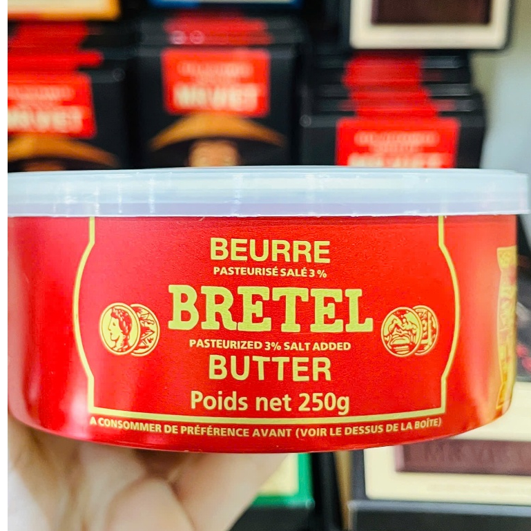 [ Date 03/27 ] Bơ Bretel / bơ Đồng Tiền Bretel Pháp - Bretel Butter 250gr
