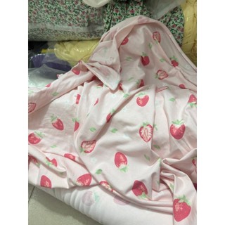 C03: Vải thun cotton may quần áo cho bé gái, chất vải đẹp mềm mịn co giãn tốt, thấm rút mồ hôi
