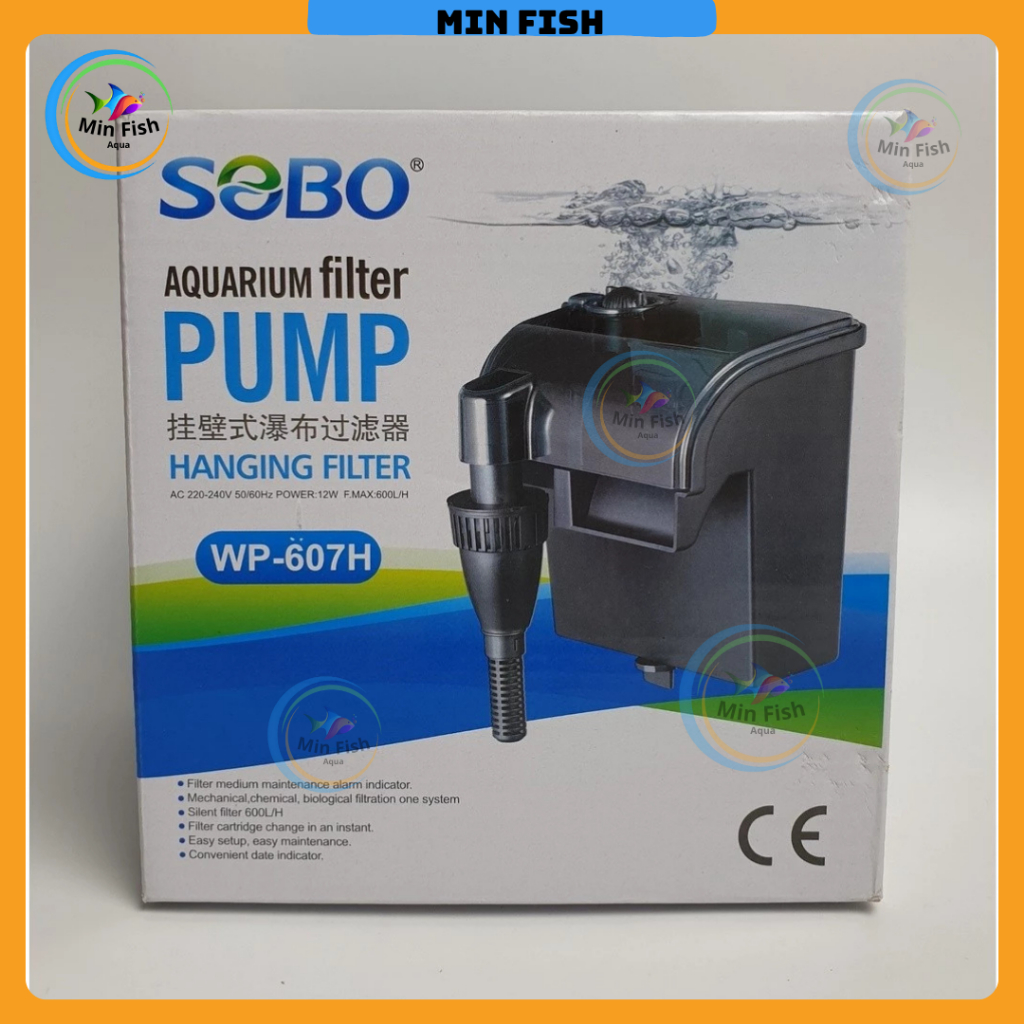 Máy lọc nước hồ cá SOBO 303H, 606H, 607H dạng thác nước WP-303H, Wp-606H, WP- 607H