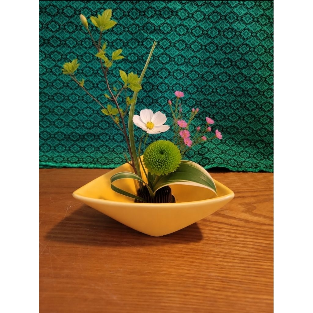 Ikebana mini gốm sứ Nhật Bản [Plant with love] cắm hoa ikebana, decor, trồng sen đá