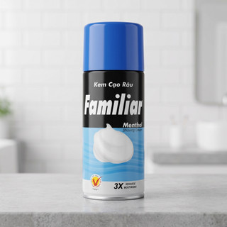 Kem Cạo Râu Familiar - Tinh Chất Bạc Hà Mát Lạnh - 275g