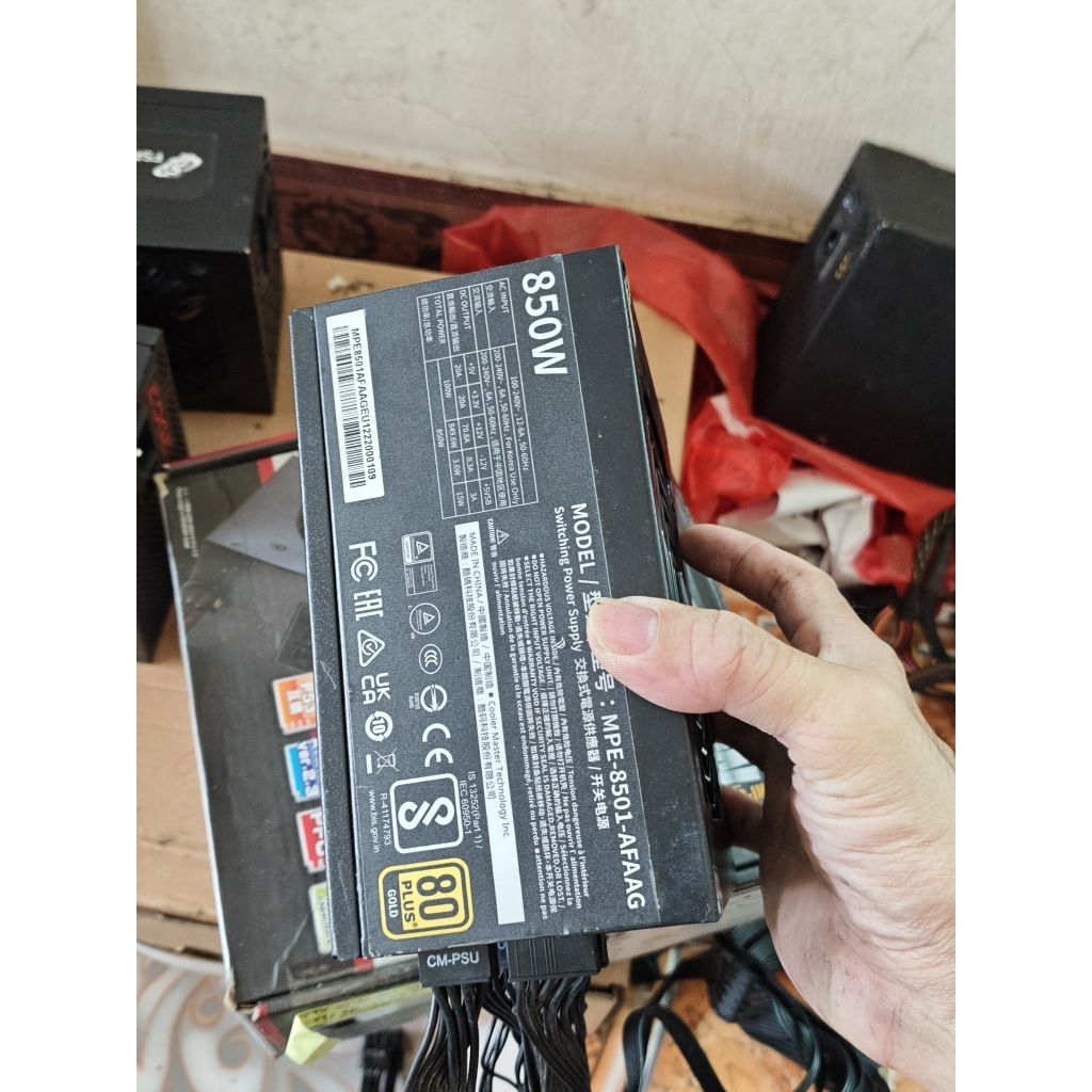 nguồn Cooler Master 850w 80 plus gold