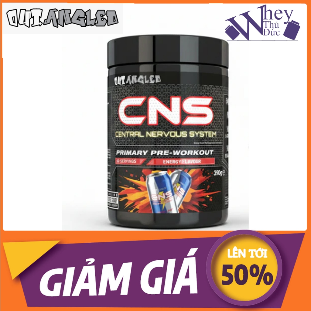 CNS Pre-Workout OUTANGLED 390g vị Cherry - Tăng Pump, Tập Trung, Sức Bền Trước Khi Tập