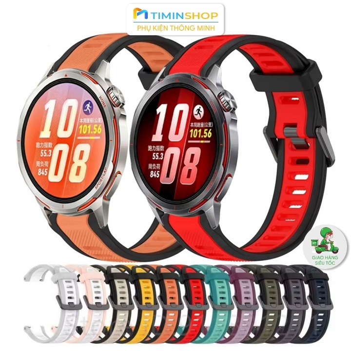 Dây cho Huawei Watch GT Runner 2/ GT Runner - chất silicone (D165)