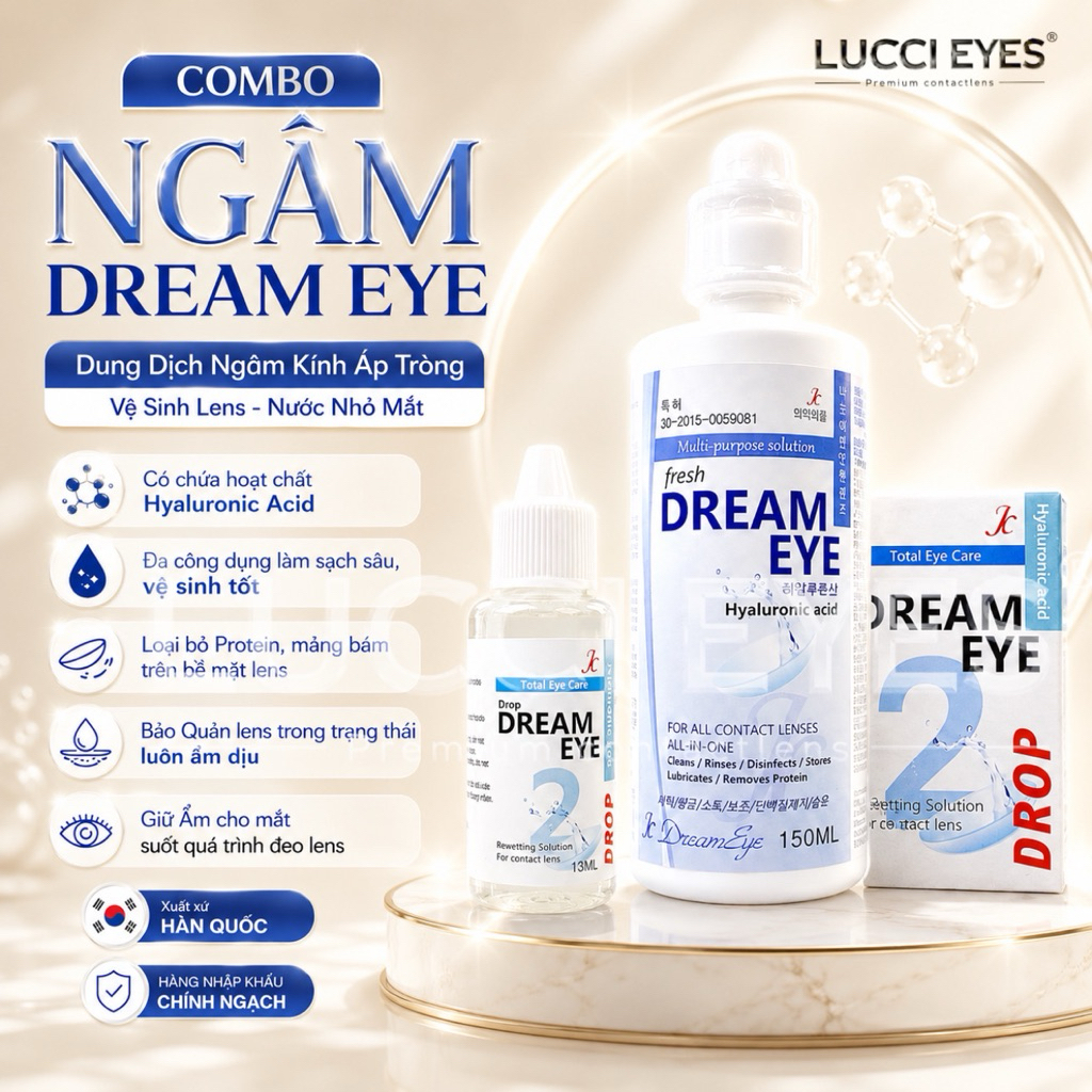 COMBO Nước Ngâm Aqua Và Nhỏ Mắt FRENZPRO B5