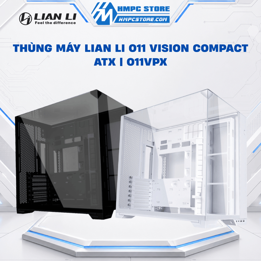 Case - Thùng máy Lian Li O11 Vision Compact ATX | O11VPX - BH 12 tháng