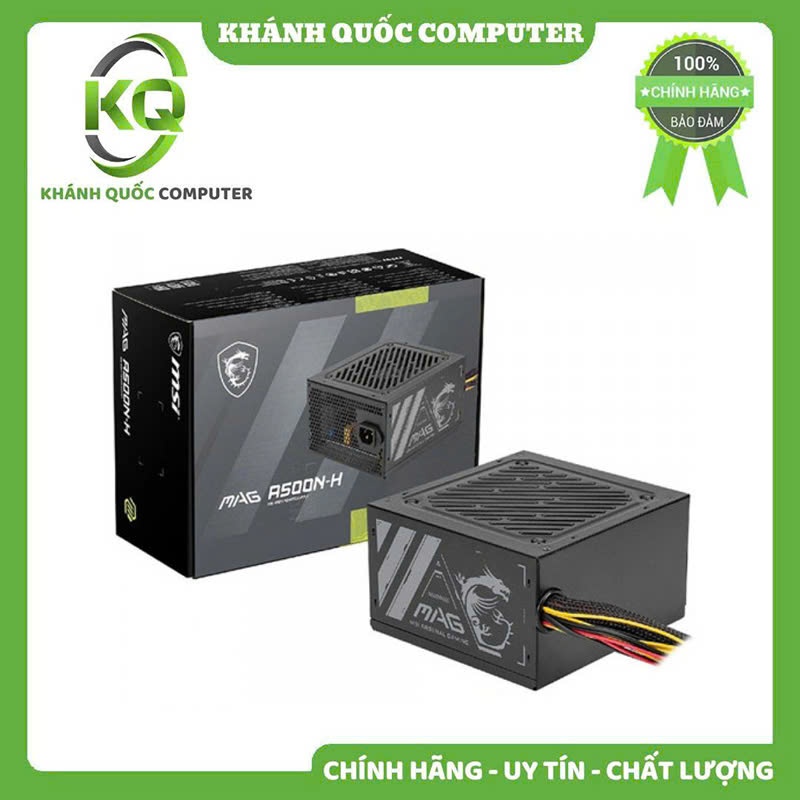 Nguồn Máy Tính MSI MAG A500N H 500w - Hãng Phân Phối