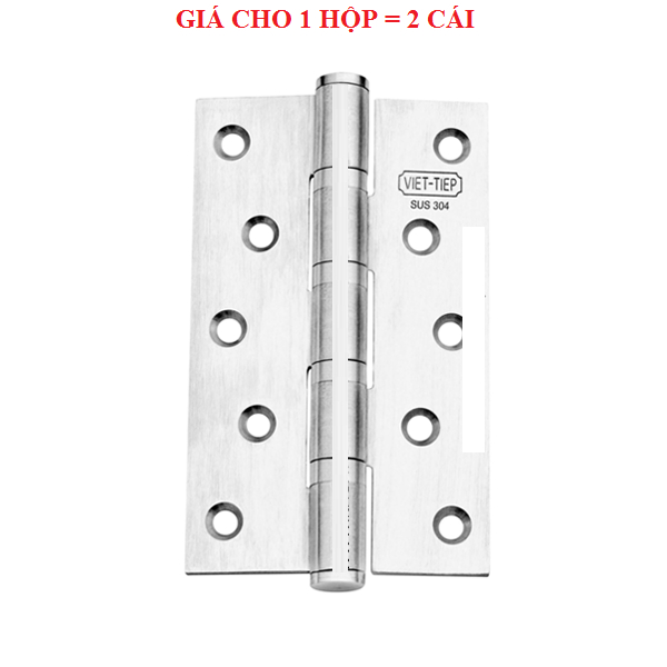 Bản lề lá Việt Tiệp 08225 - inox 304  - Dài 125mm - Hộp = 02 cái