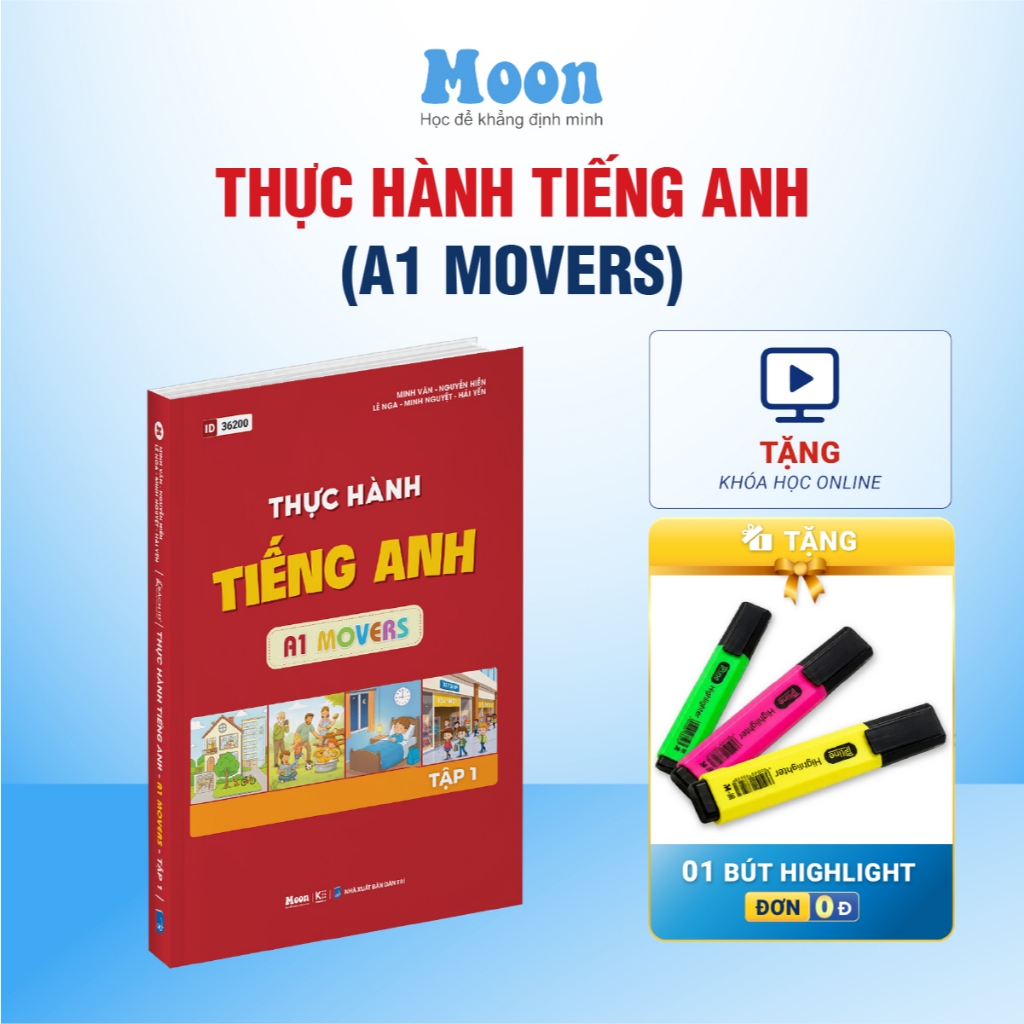 Sách Tiếng Anh - sách Thực Hành Tiếng Anh A1 Movers