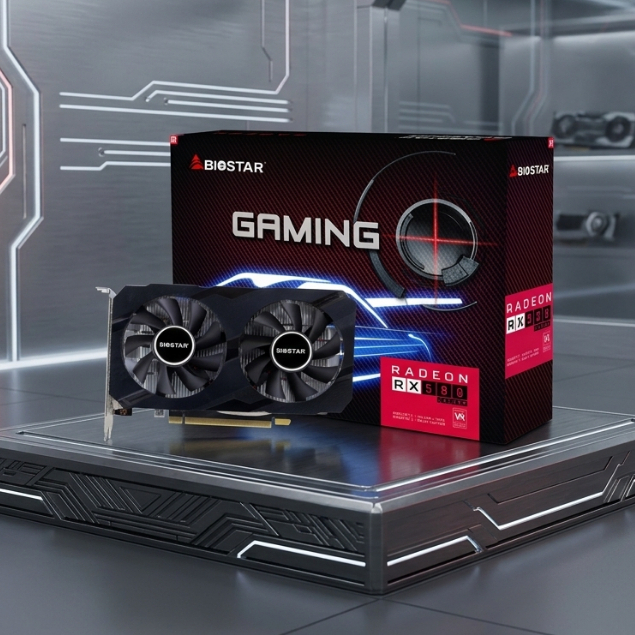 Card Màn Hình Biostar Radeon RX 580 2048SP 8GB GDDR5 || Mới - BH 36T