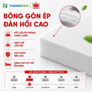 Nệm Bông Ép Vạn Thành - Vải Cotton (Màu Ngẫu Nhiên)