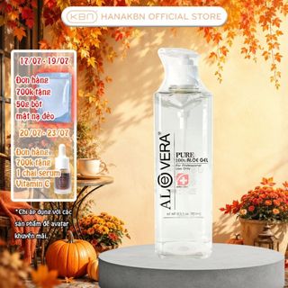 [HÀN QUỐC] Gel Lô Hội Aloevera Cấp Ẩm Dịu Da Phục Hồi Da Cháy Nắng Se Khít Lỗ Chân Lông Mềm Da