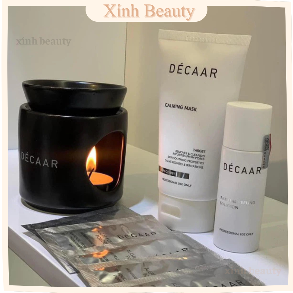 Set Peel Tảo Décaar Algae Peeling Power Giảm Mụn, Mờ Thâm, Chống Lão Hóa