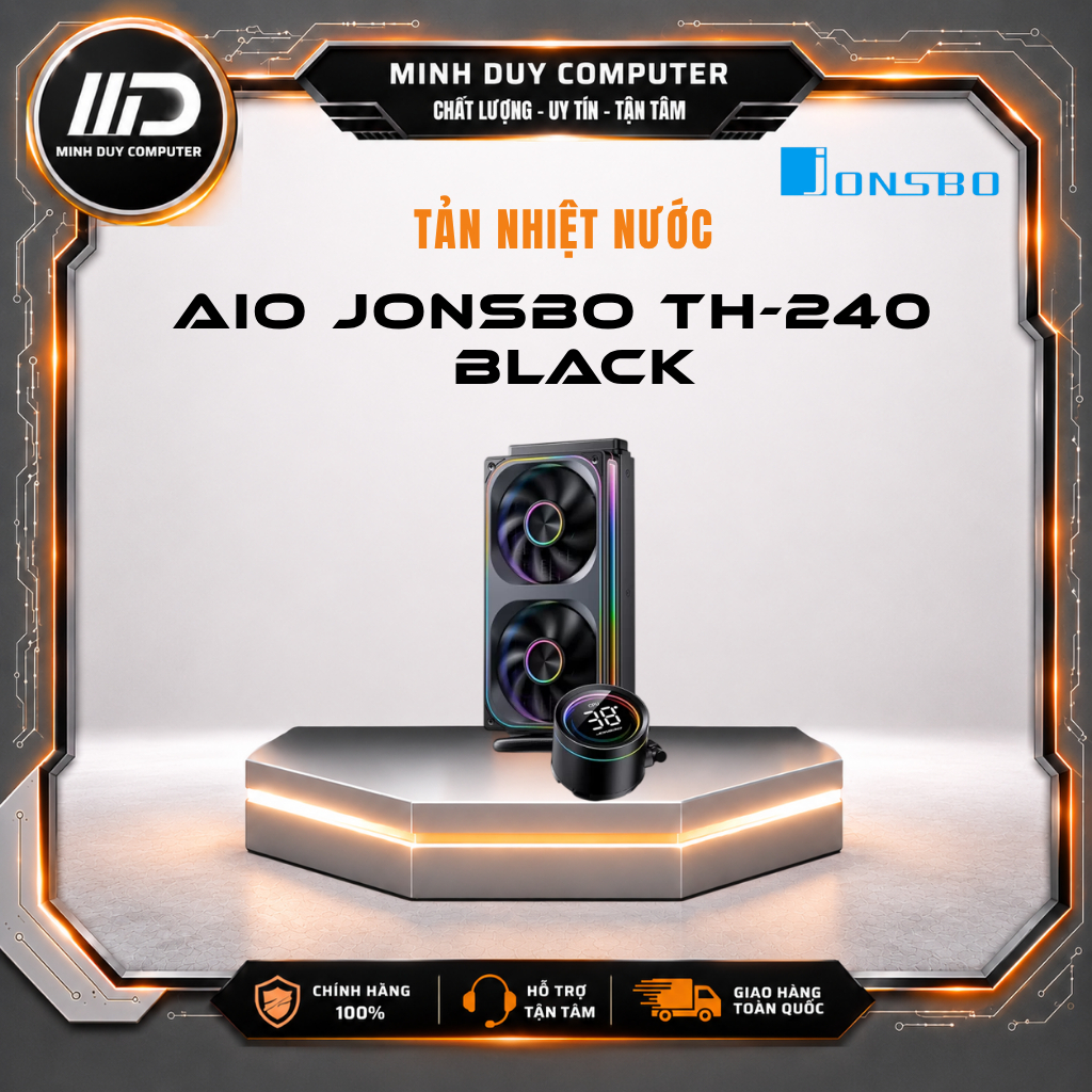 TẢN NHIỆT NƯỚC AIO JONSBO TH-240 - BLACK / WHITE l BẢO HÀNH 24 THÁNG