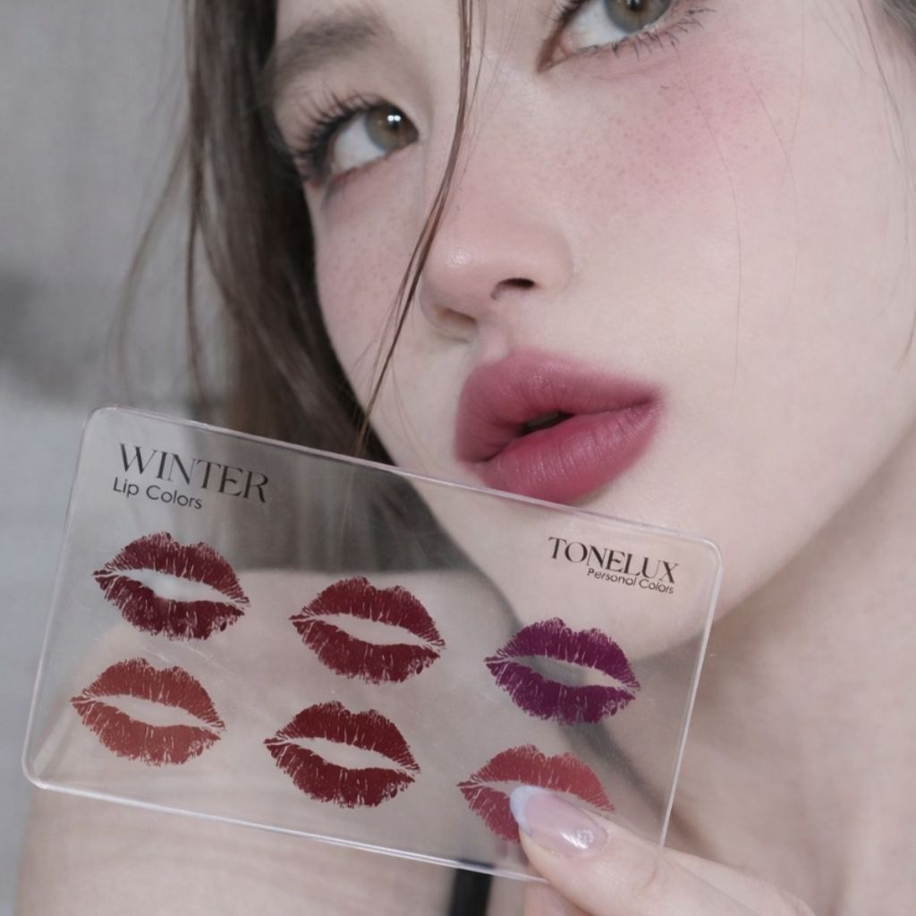 Thẻ Test Mùa Winter - Thẻ Test  Màu Son Hợp Tone Da – Chọn Son Chuẩn Theo Personal Color (4 Mùa)