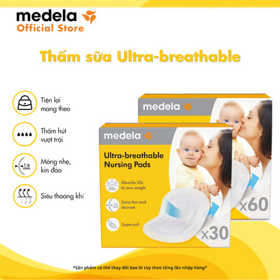 Thấm sữa Ultra | Medela hộp dùng một lần 30 / 60 chiếc