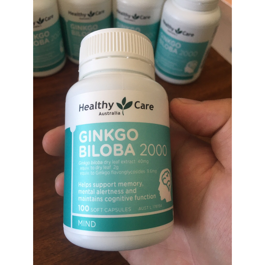Bổ Não Úc Ginkgo Biloba 40mg( Hàng Chính Hãng)