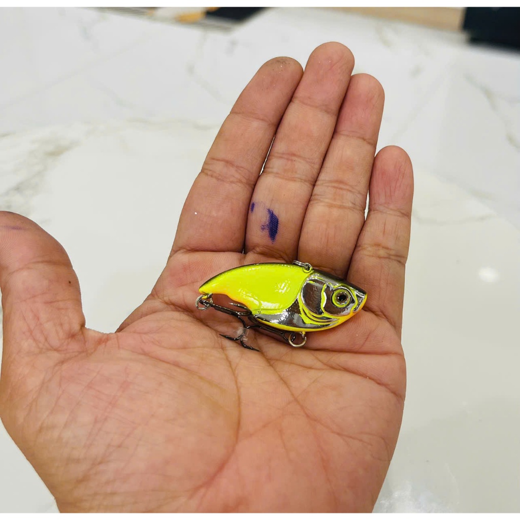 MỒI CÂU LURE-CÁ SẮT VIB V5 ( có bi )