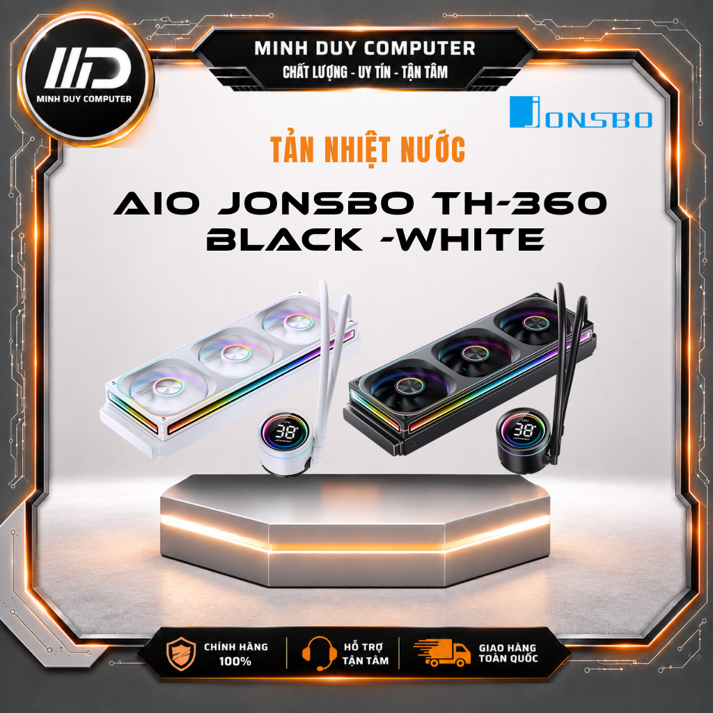TẢN NHIỆT NƯỚC AIO JONSBO TH-360 - BLACK / WHITE - BẢO HÀNH 24 THÁNG