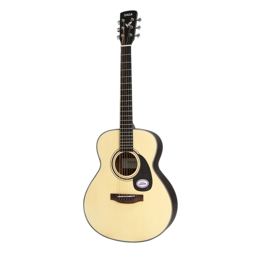 Đàn Guitar Acoustic, Guitar thùng - Saga GS600 - Natural, Size 36 inch (36"), 3/4 Grand Auditorium, 