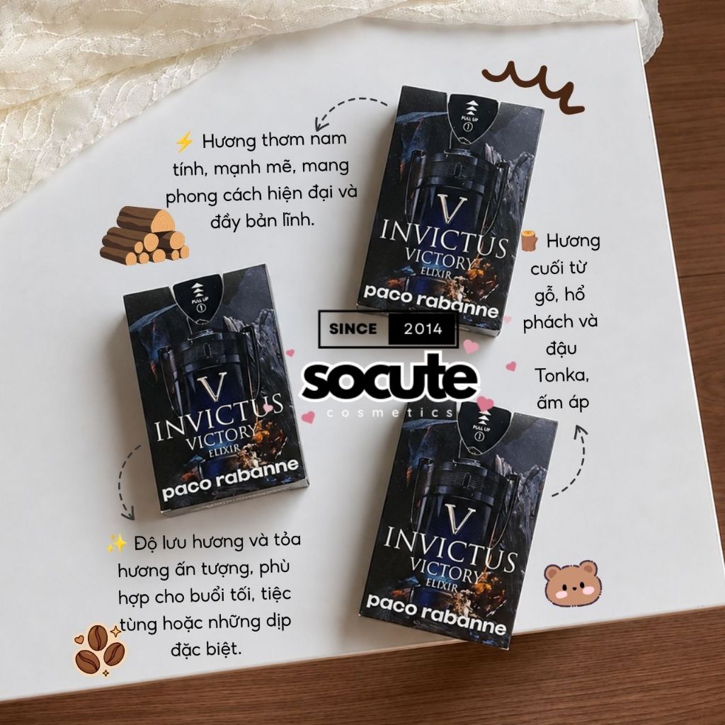Vial Nước Hoa Paco Rabanne Invictus Elixir 0.3ml