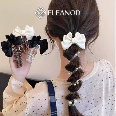 Dây buộc tóc nữ Eleanor Accessories dây cột tóc lò xo hình nơ tiểu thư phụ kiện tóc 12000